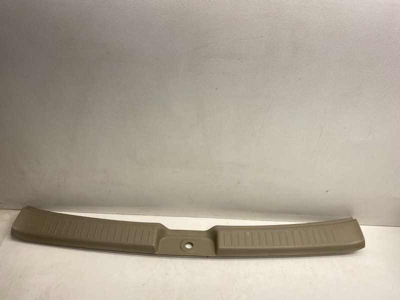 2008-2011 MERCURY MARINER REAR TRUNK SILL PLATE TRIM COVER PANEL TAN OEM