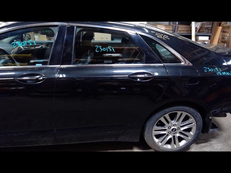 Driver Left Rear Side Door Black Fits 13-20 MKZ 1115630