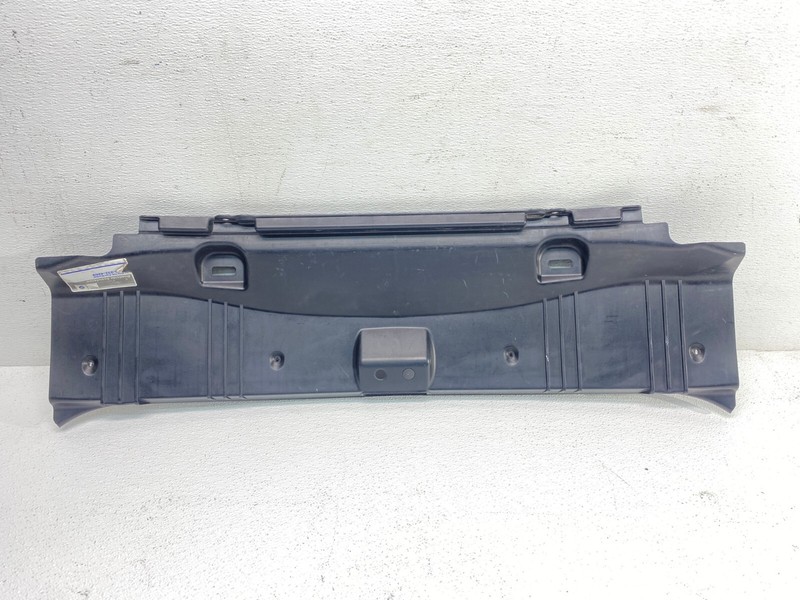 04-10 BMW E63 E64 645 650 M6 Rear Trunk Loading Sill Trim Cover Panel Black OEM✅