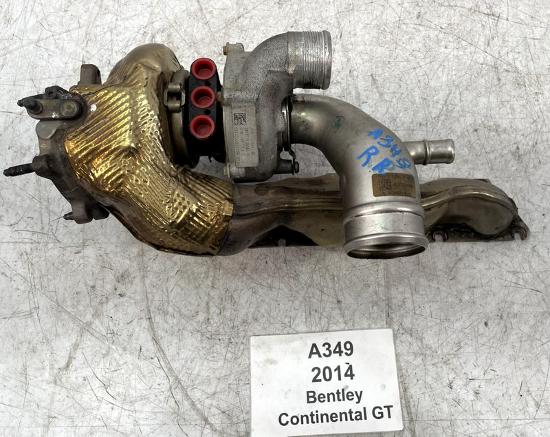 ✅ 13-17 OEM Bentley Continental GT GTC 4.0L V8 Right Passenger Turbocharger 106k