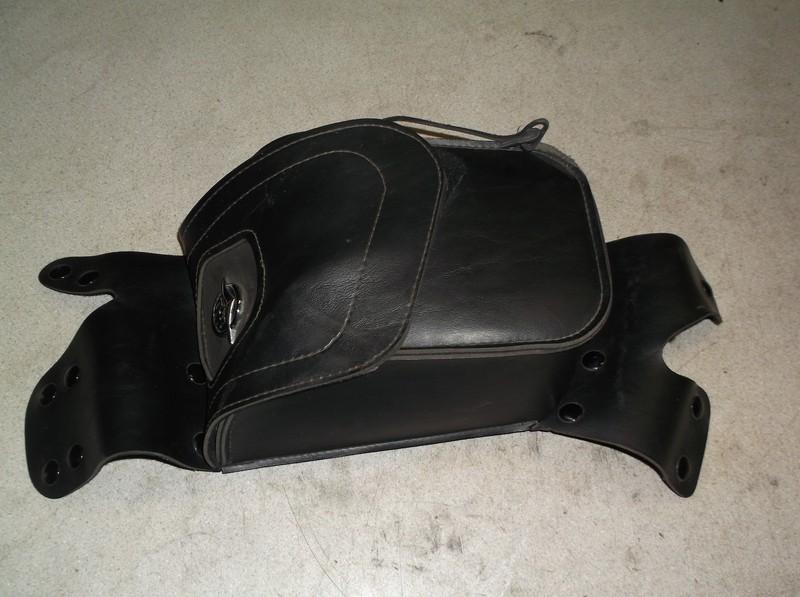 Harley Davidson Compartment Attachment Zipper and 2 Pockets 8" x 6" x 4"