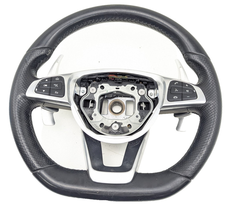15-18 MERCEDES C450 AMG W205 STEERING WHEEL W/ Paddle Shifters OEM