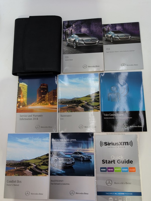 2014 MERCEDES BENZ CLS 550 63 Owners Manual Original Set W/ Case Free Shipping