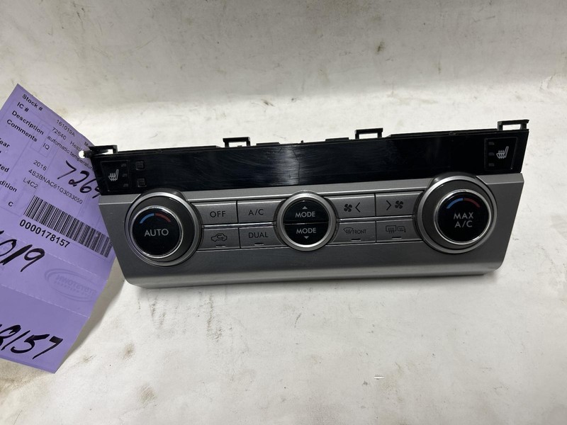 15-'17 SUBARU LEGACY automatic heater control OEM 1 Year Warranty!