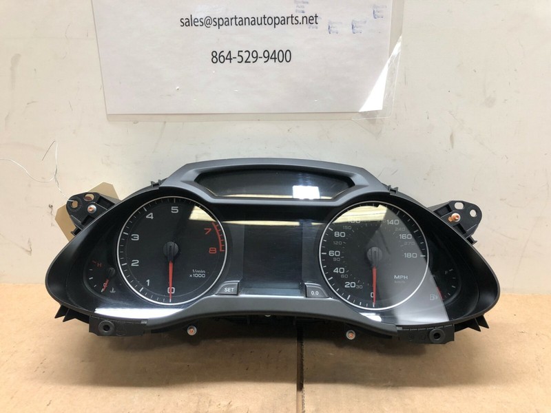 2011 2012 AUDI A4 SPEEDOMETER CLUSTER W/ NAVIGATION W/ ADAPTIVE CRUISE OEM