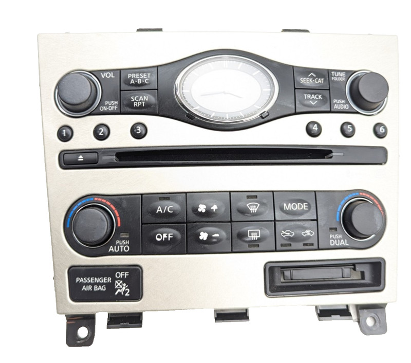 2007-2008 Infiniti G35 Ac Heater Climate Control 25391 Jk610