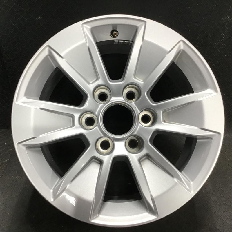 2019-2026 Silverado GMC Sierra 1500 5908 Wheel 17x8 Rim Silver Painted 23376216