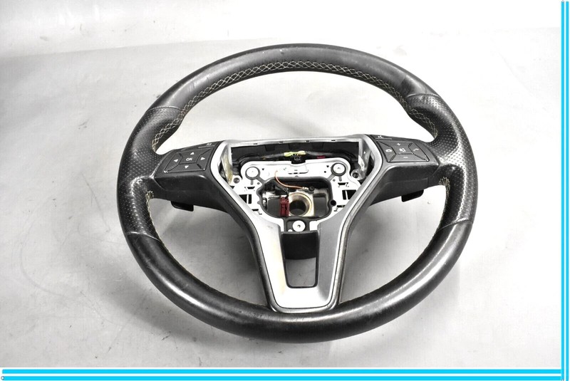14-18 Mercedes W117 CLA250 Steering Wheel Controls w/ Shifters Assy Black OEM