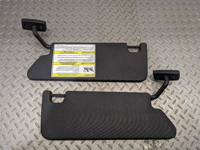 Driver Left Passenger Right Pair Sun Visor Fits 07-09 WRANGLER 1145282