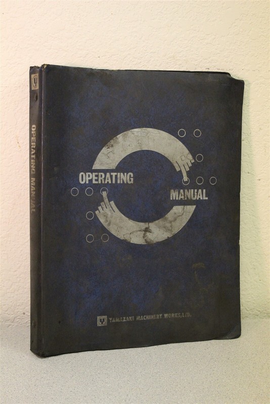 Yamazaki Operating Manual for Mazak Mazatrol Cam M-2 64785 *FREE SHIPPING*