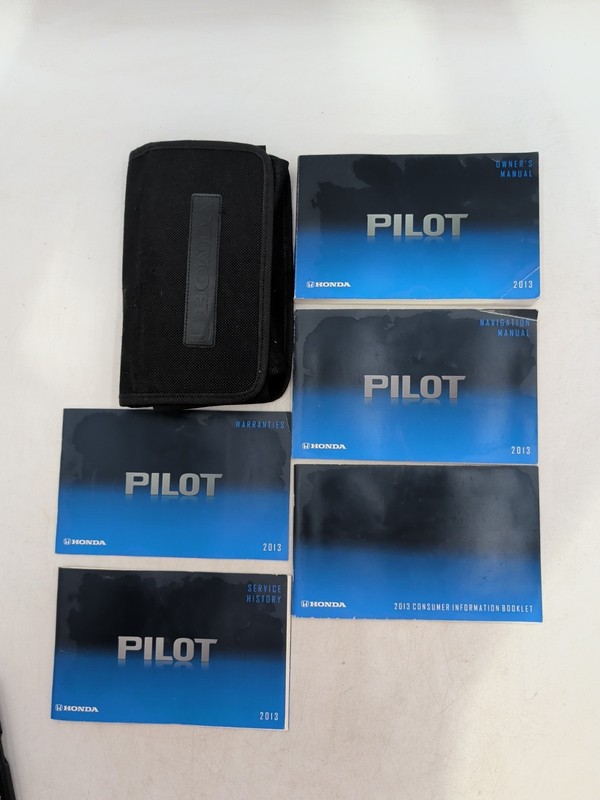 2013 Honda Pilot LX, EX, EX-L, and Touring Owners Manual With Navigation & Case