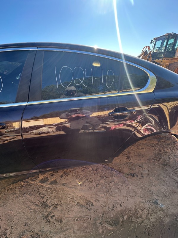 2009-2015 JAGUAR XF REAR LEFT SIDE DOOR SHELL PANEL BURGUNDY CHP OEM