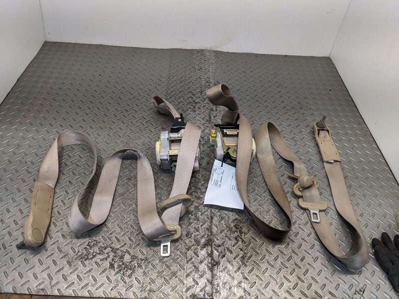 2003 2004 2005 CIVIC FRONT PAIR SEAT BELTS CPE 2DR RH LH TAN1182830