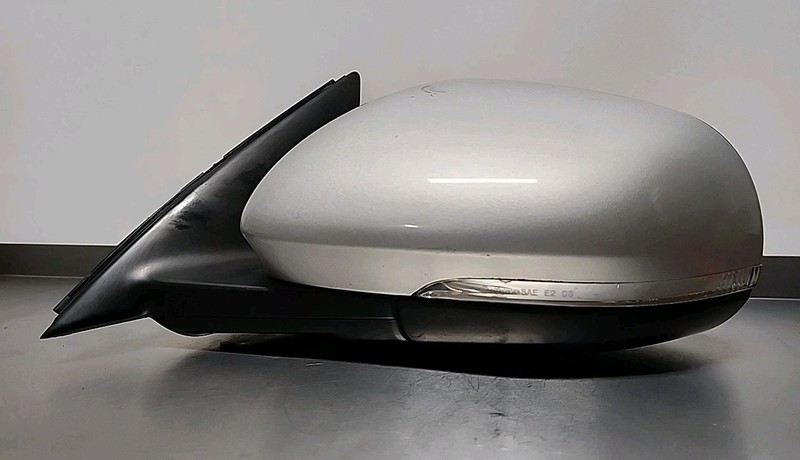 2010-15 Jaguar XF Driver Left Side Door Power Mirror Silver Blind Spot Alert OEM