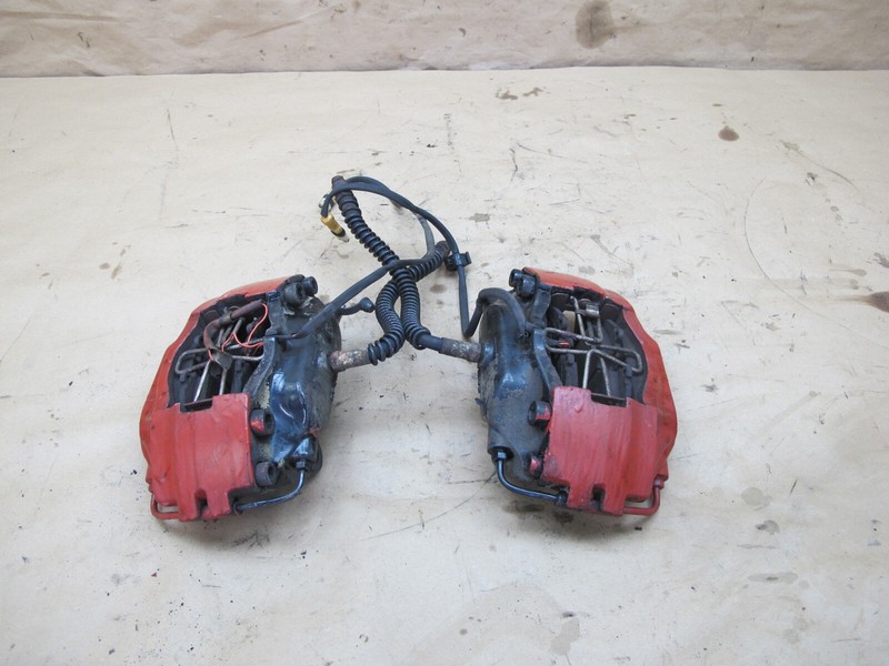 1987-1991 PORSCHE 928 S4 REAR LEFT & RIGHT SIDE BREMBO BRAKE CALIPER W/ PAD SET