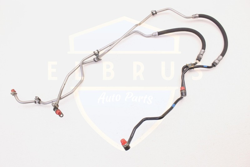 MERCEDES E350 06-09 TRANSMISSION COOLING PRESSURE PIPES LINE SET 2112706396 OEM