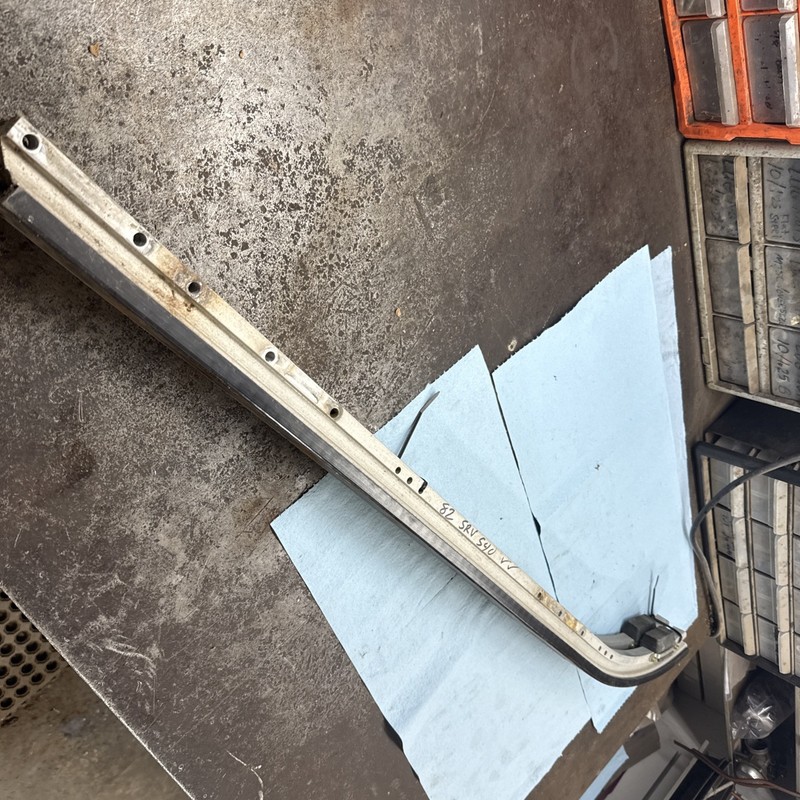 1982 Yamaha Srv 540 Snowmobile SkidRear Suspension Slide Rails