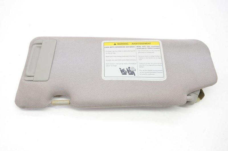 2007-2008 Nissan 350z Coupe Passenger Right Side Gray Sun Visor