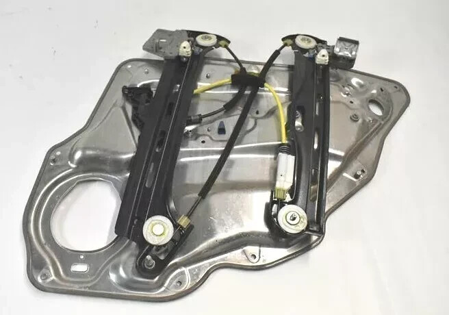 12-16 Mercedes C300 Rear Left Side Door Window Regulator Motor Frame OEM