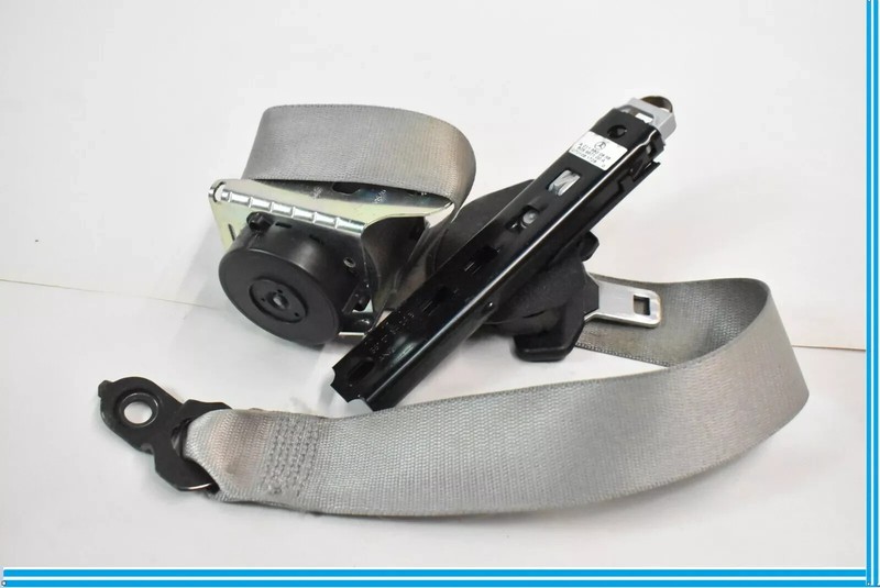 06-08 Mercedes W164 ML320 GL450 Front Left Side Seat Belt Seatbelt Gray OEM