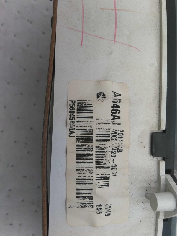 Used Speedometer Gauge fits: 2004 Dodge Dakota cluster MPH AT 4 gauges MPH tacho