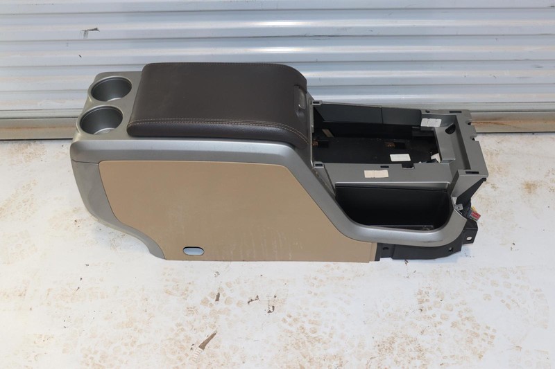 2011-2012 FORD F-150 F150 LARIAT FLOOR CENTER CONSOLE STORAGE W/ ARMREST OEM