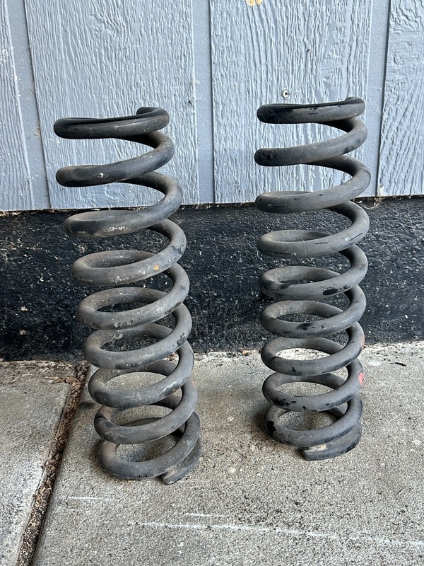 Lexus GS350 13-16 RWD Rear Coil Spring Left/Right Set (2), E028, OEM, 2013, 2014