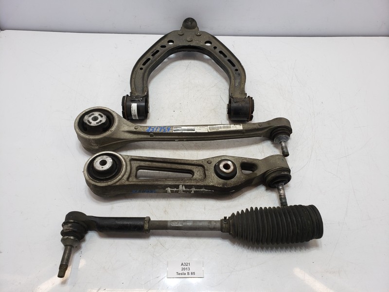 ✅ 12-16 OEM Tesla Model S Front Right Passenger Lower Upper Control Arm SET *