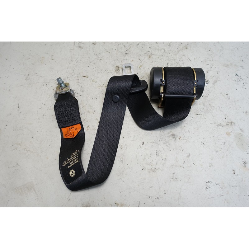 1992-1998 BMW E36 3-Series Sedan Rear Left Right Seat Belt Upper Strap Black OEM