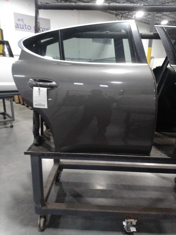 2014 Porsche Panamera Rear Right Door Grey Used, Small Paint Chip, 152K Miles