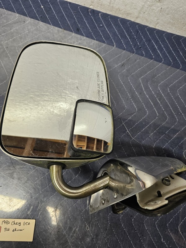 Passenger Side View Mirror Single Mirror Fits 80-91 CHEVROLET 10 VAN 13485