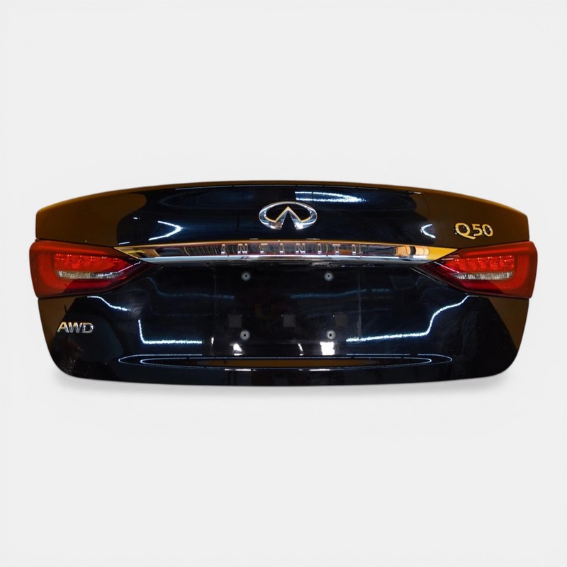 2018-2021 INFINITI Q50 TRUNK LID DECK TAIL GATE HATCH BLACK COLOR #KH3