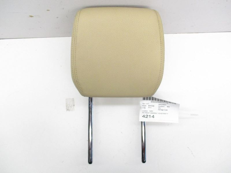 2012-2018 F30 BMW 320i RIGHT PASSENGER FRONT HEADREST BEIGE 65K 23068