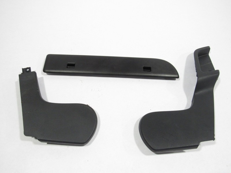11-18 Porsche Cayenne 2017 Rear Right Pass Seat Track Cover Trim Set 3 PCS ; :Y