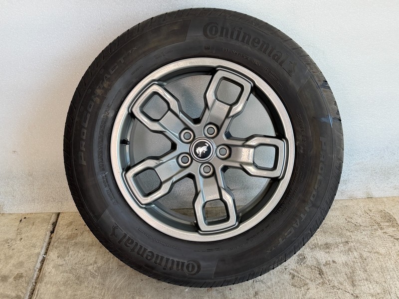 2021-2024 FORD BRONCO SPORT WHEEL CONTINENTAL 225/65R17 6/32" #1 #023