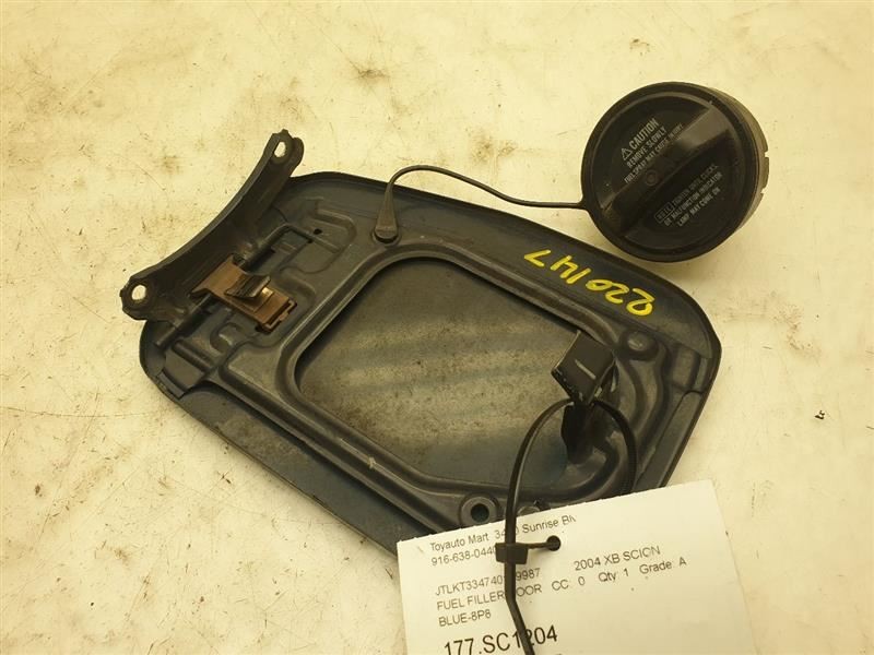 04 SCION XB FUEL FILLER DOOR BLUE-8P8