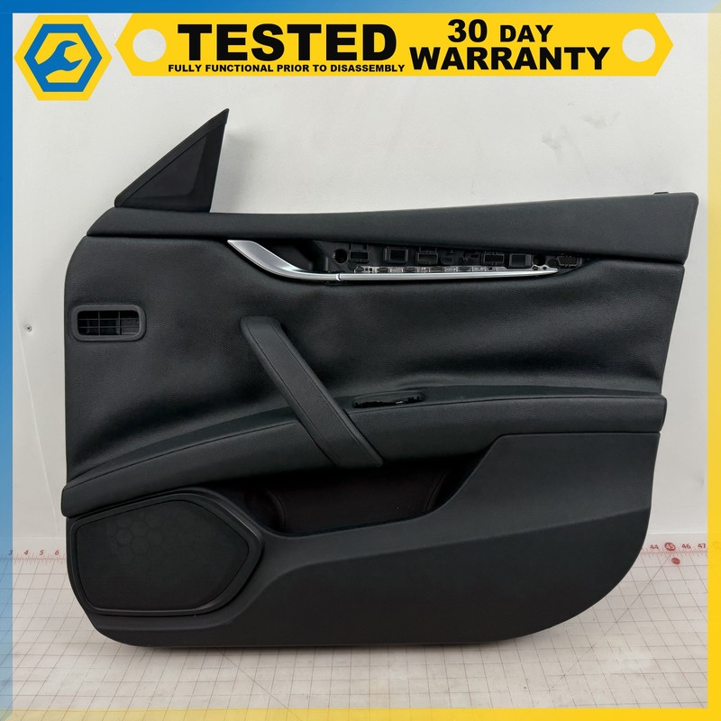 14-17 MASERATI GHIBLI FRONT RIGHT PASSENGER SIDE INTERIOR DOOR PANEL OEM