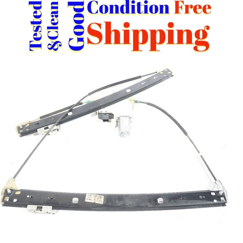 07 08 09 AUDI Q7 FRONT RIGHT PASSENGER DOOR WINDOW REGULATOR & MOTOR OEM