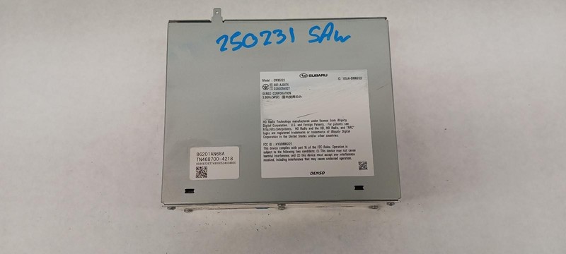 23-'24 SUBARU LEGACY radio receiver w/o navigation OEM 1 Year Wnty!