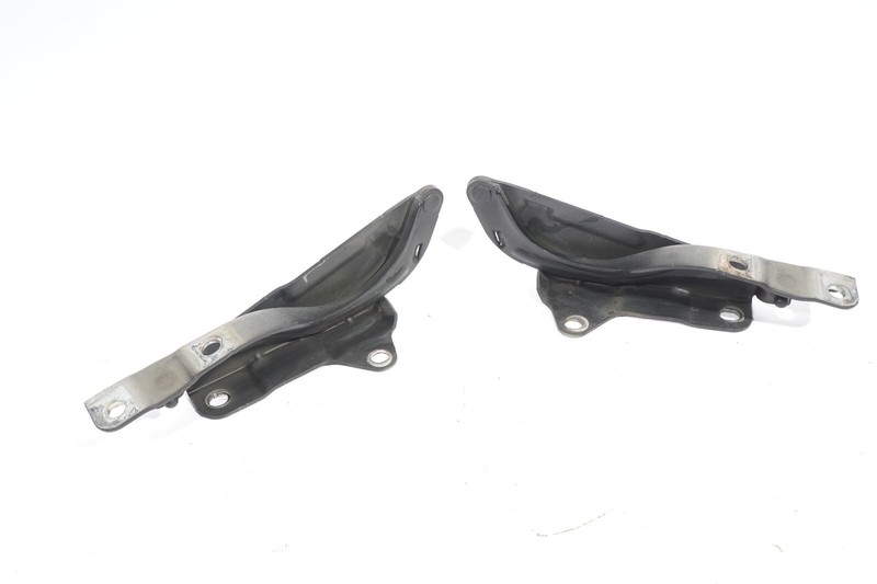 2011-2014 HUYNDAI SONATA SE LEFT AND RIGHT HOOD HINGES BLACK 7B SET OF 2 OEM