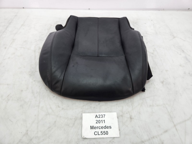 ✅07-14 OEM Mercedes W216 CL550 Front Right Side Bottom Lower Seat leather Black