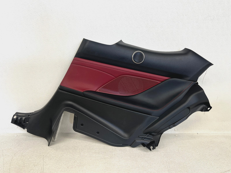 ⭐2015-2021 LEXUS RC F-SPORT REAR RIGHT DOOR PANEL CARD COVER RED OEM LOT2652