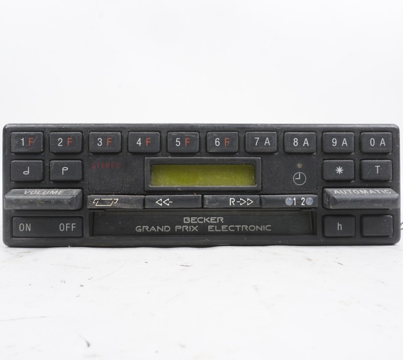 1981-1985 MERCEDES BENZ BECKER GRAND PRIX STEREO CASSETTE UNTESTED OEM