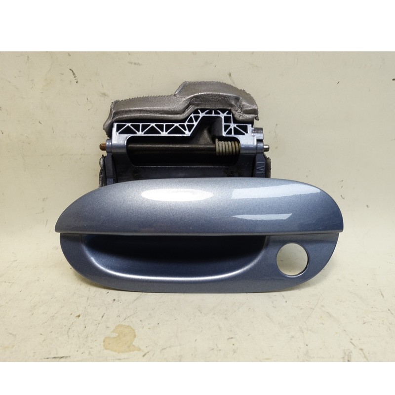 1997-2003 BMW E39 5-Series Plastic Left Front Ext Door Handle Steel Blue OEM