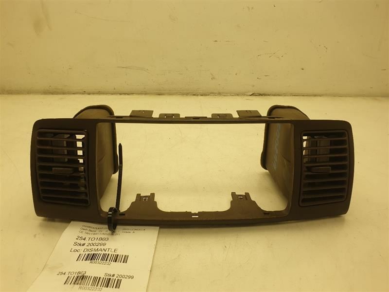 2003 TOYOTA COROLLA CE SPEEDOMETER DASH BEZEL ASSEMBLY