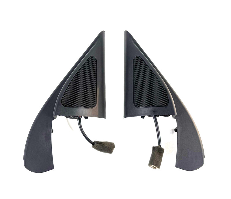 2014-2015 Kia Sorento Front Door Mirror Speaker Tweeter Trim Cover Pair OEM