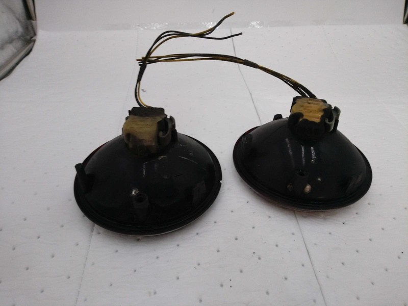 1989 Chevrolet Corvette Left Tail Light Assembly OEM White 237K Miles