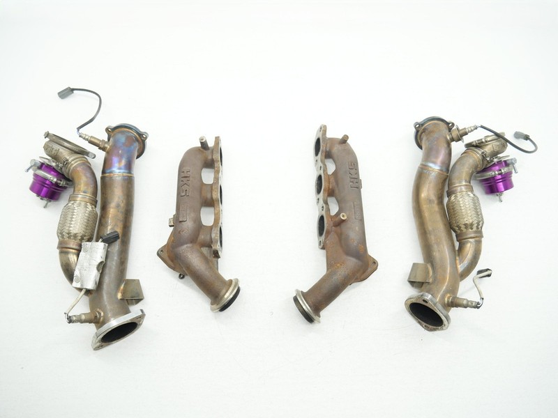 Used Left Right HKS GT1000 Turbo Manifold & Wastegate Set 2009-2024 Nissan GT-R