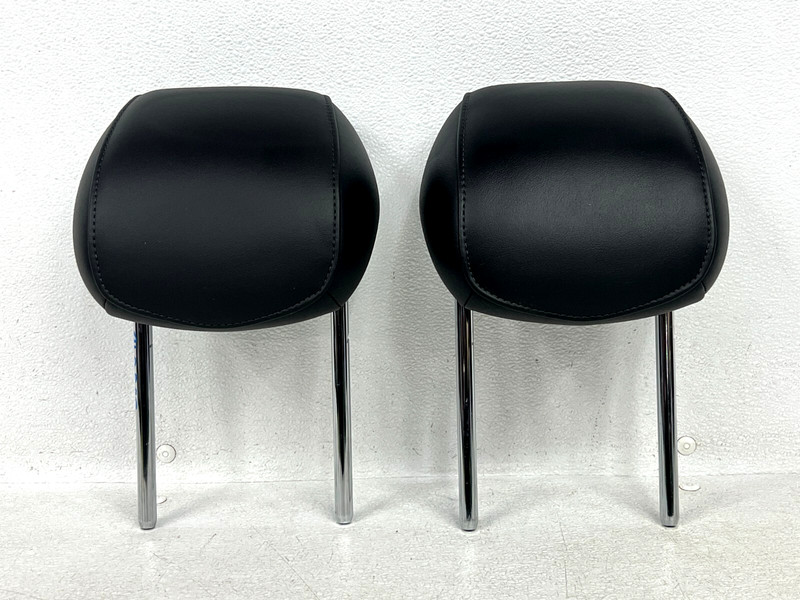 ⭐2016-2018 CADILLAC CTS REAR RIGHT & LEFT SEAT HEADREST LEATHER SET OEM LOT2583