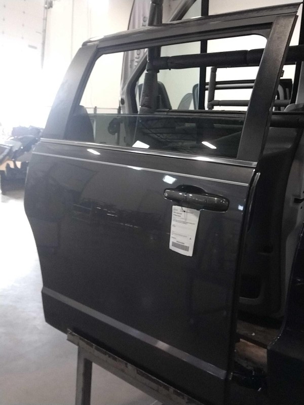 2020 Dodge Caravan Right Rear Door Grey Used OEM 719592 111K Miles